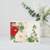 Hollyhock von Tanigami Konan Postkarte (Stehend Vorderseite)