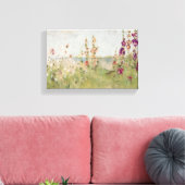 Hollyhocks am Meer Leinwanddruck (Insitu (Wohnzimmer))