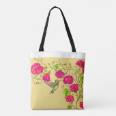 Hollyhocks and Hummingbirds Bag Tasche (Rückseite)