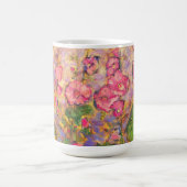 Hollyhocks blühen kaffeetasse (Mittel)