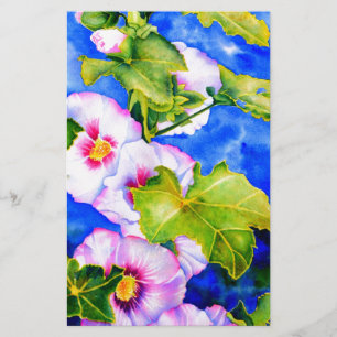 Hollyhocks Briefpapier