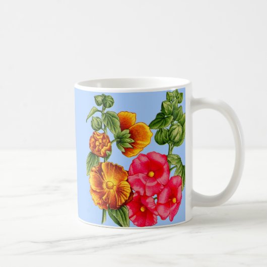 Hollyhocks Kaffeetasse (Rechts)