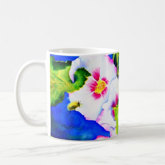 Hollyhocks Kaffeetasse (Links)