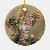Hollyhocks Keramik Ornament (Hinten)