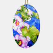 Hollyhocks Keramikornament (Links)