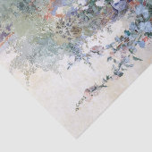 Hollyhocks Kitty and Potting Bench Tissue Paper Seidenpapier (Ausschnitt)