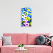 Hollyhocks Leinwanddruck (Insitu (Wohnzimmer))