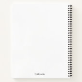 Hollyhocks-Notebook Notizblock (Rückseite)