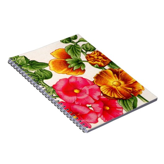 Hollyhocks Notizblock (Rechte Seite)