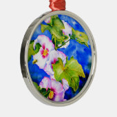 Hollyhocks Ornament Aus Metall (Rechts)