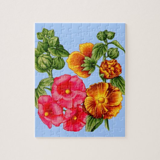 Hollyhocks Puzzle (Vertikal)