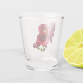 Hollyhocks Schussglas Schnapsglas (Rückseite)