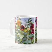 Hollyhocks und Sonnenblumen 2005 Kaffeetasse (Vorderseite Links)