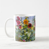 Hollyhocks und Sonnenblumen 2005 Kaffeetasse (Links)