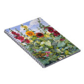 Hollyhocks und Sonnenblumen 2005 Notizblock (Rechte Seite)