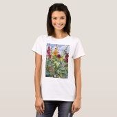 Hollyhocks und Sonnenblumen 2005 T-Shirt (Vorne ganz)