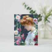 Hollyhocks und Sunlight Charles Courtney Curran Postkarte (Stehend Vorderseite)