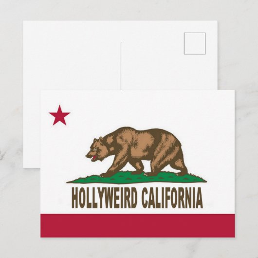 Hollyweird Postkarte (Vorne/Hinten)