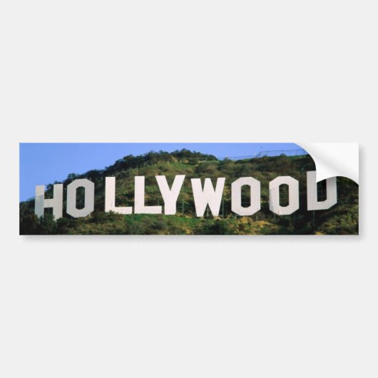 Hollywood-1600x1200 Autoaufkleber (Vorne)