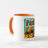 Hollywood 5 Palm Trees Tasse Cup (Vorderseite Links)