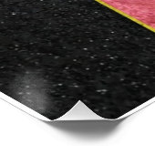 Hollywood actors gold star poster (Ecke)