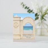 Hollywood Beach Broadwalk Florida Fotografie Postkarte (Stehend Vorderseite)