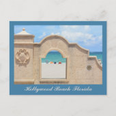 Hollywood Beach Florida Broadwalk Fotografie Postkarte (Vorderseite)