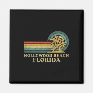 Hollywood Beach Florida Familienurlaub Vintag Pa Magnet