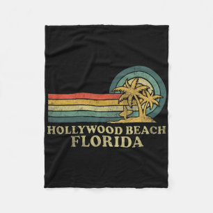 Hollywood Beach Florida Familienurlaub Vintage Pa Fleecedecke
