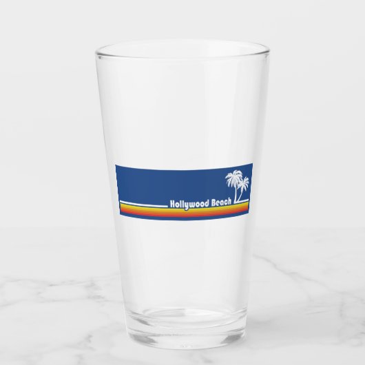 Hollywood Beach Florida Glas (Vorderseite)