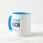 Hollywood Beach Florida Kaffeetasse (Vorderseite Links)