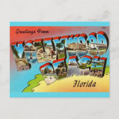 Hollywood Beach Florida Postcard Postkarte (Vorderseite)
