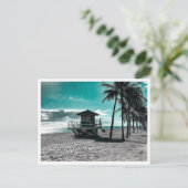 HOLLYWOOD BEACH FLORIDA POSTKARTE (Stehend Vorderseite)