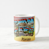 Hollywood Beach Florida Postkarten-Tasse Kaffeetasse (VorderseiteRechts)