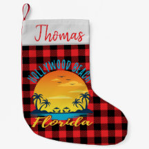 Hollywood Beach Florida Retro Sonnenuntergang Rot