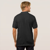 Hollywood Beach Florida Sunset Retro Urlaub Polo Shirt (Schwarz voll)