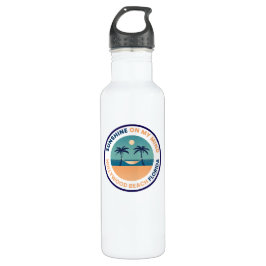 Hollywood Beach Florida Water Bottle Edelstahlflasche