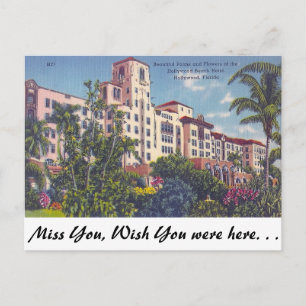 Hollywood Beach Hotel, Hollywood, Florida Postkarte