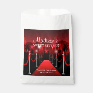 Hollywood Bevorzugungs-Süßigkeits-Tasche des rot Geschenktütchen