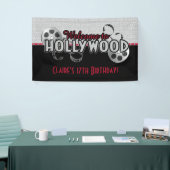 Hollywood Birthday Party Banner (Messeveranstaltung)