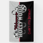 Hollywood Birthday Party Banner (Vertikal)