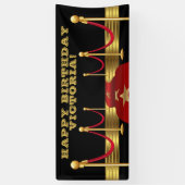 Hollywood Birthday Party Banners Banner (Vertikal)