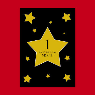 Hollywood Birthday Party Filmstars Tischnummer