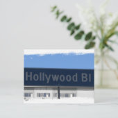 Hollywood Blvd Postkarte (Stehend Vorderseite)