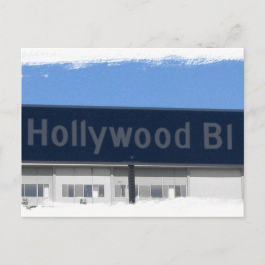 Hollywood Blvd Postkarte (Vorderseite)