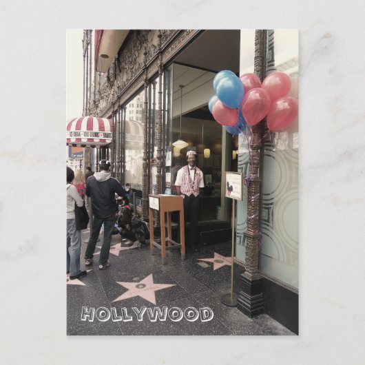 Hollywood Blvd. Postkarte! Postkarte (Vorderseite)
