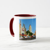 Hollywood Boulevard, Los Angeles Vintag Tasse (Vorderseite Links)