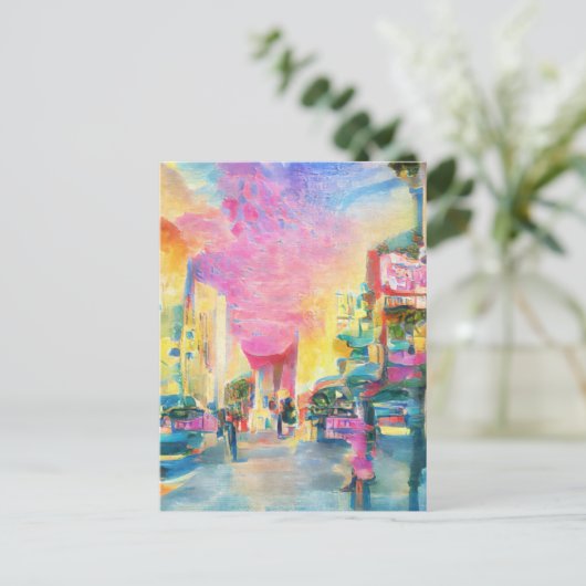 Hollywood Boulevard Postkarte (Stehend Vorderseite)