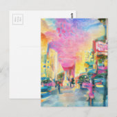 Hollywood Boulevard Postkarte (Vorne/Hinten)