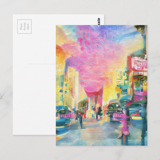 Hollywood Boulevard Postkarte (Vorne/Hinten)